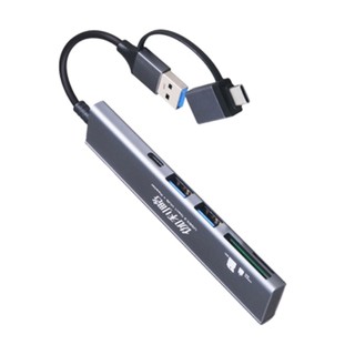 伽利略 C+A雙頭 USB3.0 5in1 讀卡機+集線器