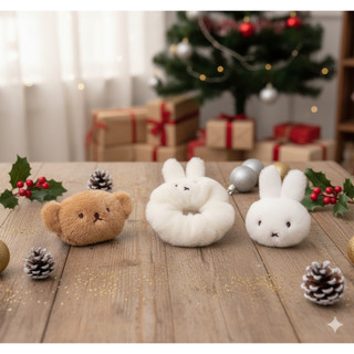 【miffy】漫遊 髮飾 奶茶色 髮夾 髮箍 髮圈 綁髮 造型 髮飾 飾品 裝飾 米飛兔 boris 抓夾 邊夾