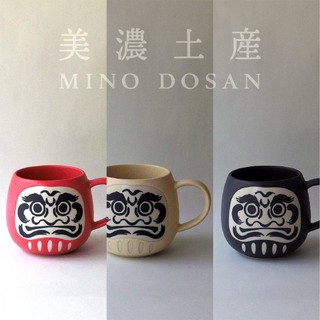 日本製 招福達摩 馬克杯 湯杯 美濃燒 335ml id83