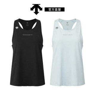 【DESCENTE 迪桑特】女士 彈性透氣無袖運動背心-兩色可選 現貨