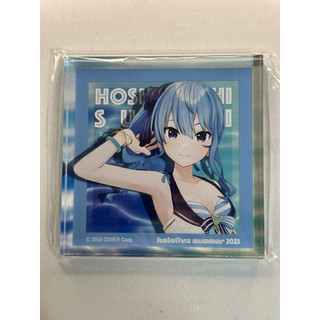 ￥My公仔￥ 日本限定 Hololive Summer Splash Party 星街すいせい 星街彗星 壓克力磚 立牌