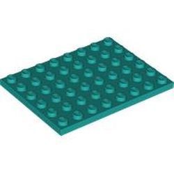 磚家 LEGO 樂高 深藍綠色 6X8 Plate 平板 薄板 薄片 顆粒薄板 3036