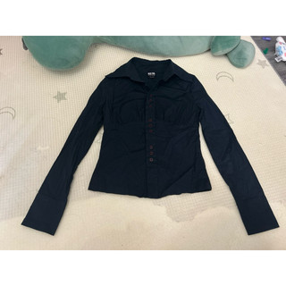 二手 MISS TWO 品牌服飾 s碼 xs碼 原價2980 長袖 襯衫 修身