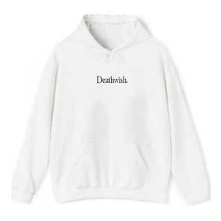 Deathwish Too Much - White 連帽上衣