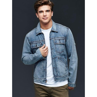 二手牛仔外套 Gap Zip-Up Denim Jacket Blue M