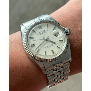 瑞士 Rolex Datejust 1601 Linen Dial 布紋面