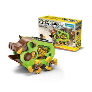 【海夫健康生活館】Pro’sKit 科學玩具 可愛造型 太陽能野豬 雙包裝 (GE-682)