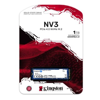 Kingston 金士頓 NV3 1TB NVMe PCIe4.0 M.2 SSD 高效能固態硬碟