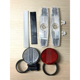 日本CATEYE原廠貨，自行車高品質前後反光鏡片組