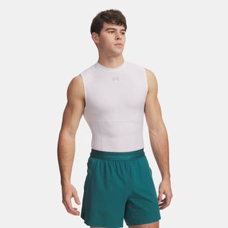 Under Armour 男 HG Elite 緊身背心-6015380-100