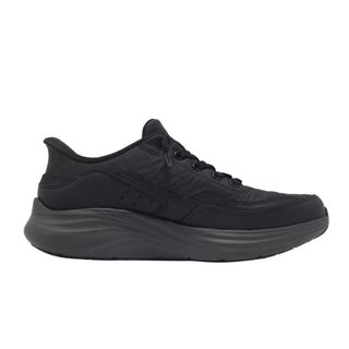 【SKECHERS】Contour Foam SR Slip Ins 女 黑 緩衝 彈性鞋帶 休閒鞋 108320BLK
