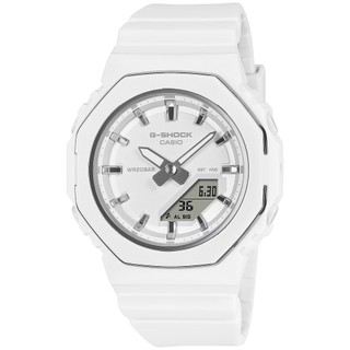 CASIO 卡西歐 G-SHOCK 八角纖薄金屬邊 雙顯手錶 電子錶 GMA-P2110-7A 開學季禮物