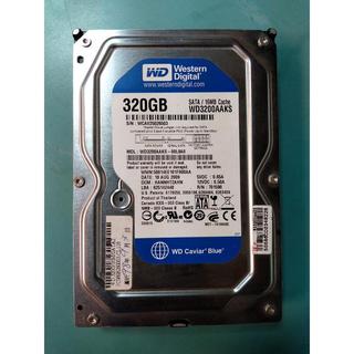 WD藍標 3.5吋 320GB(320G) SATA硬碟 WD3200AAKS-00L9A0 瑕疵不良(Y) B136