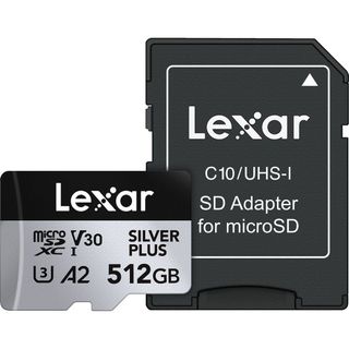 Lexar Professional 512G Silver Plus microSDXC V30 UHS-I 公司貨