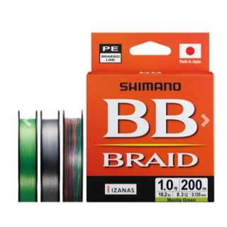 SHIMANO BB BRAID PE線 LD-M64Y 200米 布線 母線 路亞 拋投 五色/灰色
