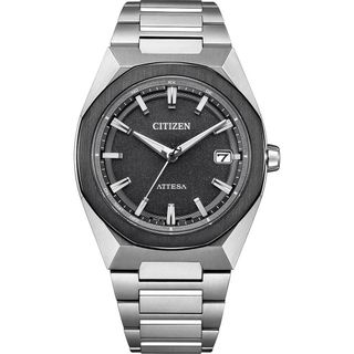 CITIZEN 星辰 ATTESA 限量 光動能 鈦金屬 電波對時 萬年曆 男錶 CB3044-55