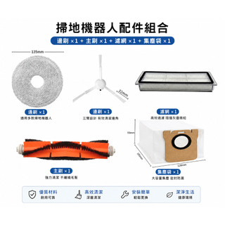 用於 小米 Roborock 掃拖機器人 S10+ S10 X10+ X10 L10s Ultra Qrevo配件。