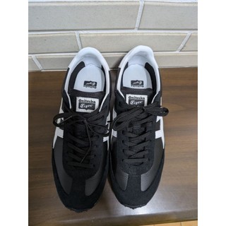 Onitsuka tiger 亞瑟士 asics 黑底白虎爪紋皮革 EDR 78｜1183B411-001
