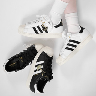 【Sharkhead】現貨 Adidas Superstar II 貝殼鞋 奶油 金標 黑白 KI0981 KI0979