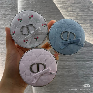 蝴蝶結🎀冰藍 玫瑰🌹現貨🈵為顏值買單🔥Dior 迪奧 超完美水潤/柔霧/晶透光 氣墊粉蕊 限量彩殼❤️