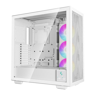 DeepCool 九州風神 MORPHEUS WH 墨菲斯 電腦機殼 Type-C/ARGB 風扇/直立顯示卡/數位顯示