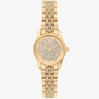 Michael Kors MK Lexington 時尚晶鑽大三針女錶 手錶-金/26mm MK7575