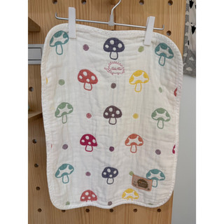 二手 轉賣 Hoppetta 六層紗布蘑菇被 日本製冬暖夏涼 四季款 54*66cm 純棉透氣 現貨