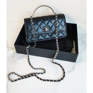 CHANEL 24C琺瑯 HANDLE WOC #全配#香奈兒#9.5成新