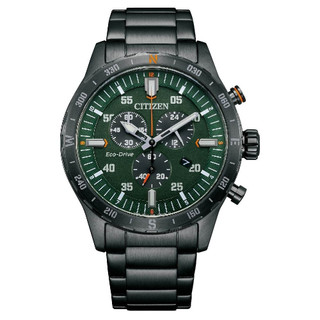 CITIZEN星辰 GENT'S 光動能 日系時尚計時腕錶 43mm / AT2527-80X