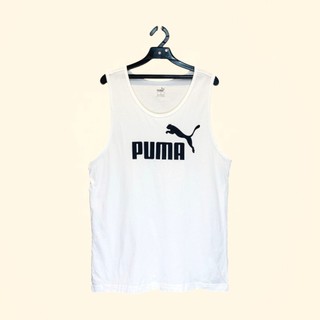PUMA 白色大LOGO棉質背心 商品號 O260620111
