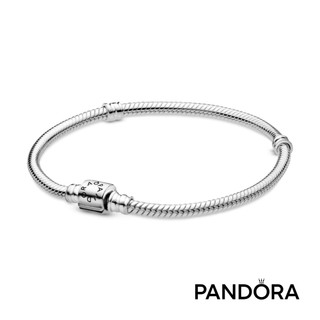 【Pandora】Pandora Moments 圓桶釦蛇形手鏈 官方直營