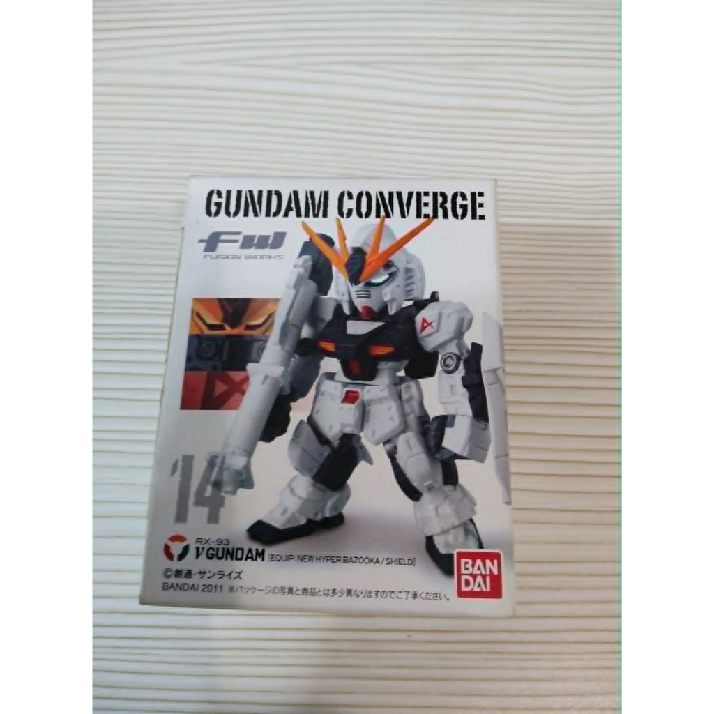 全新現貨不用再問全新未拆  FW GUNDAM CONVERGE #14 RX-93 v GUNDAM Nu鋼彈 牛鋼彈