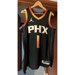 Nike NBA 籃球衣 球衣 全新 含吊牌 太陽隊 Suns 客場 夕陽黑 Devin Booker 球迷版 44M