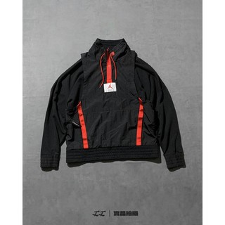工工買取｜Air Jordan x UNION NRG VAULT Flight 1/2拉鍊 機能高領大學Tee 黑紅