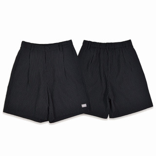 〈GRADE$〉GRDS LABEL PINSTRIPE SHORTS