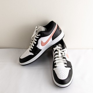 Air Jordan 1 Low 鐵鏽粉 刺繡飛翼 運動休閒鞋 553558-165 / 30cm ~ SH24