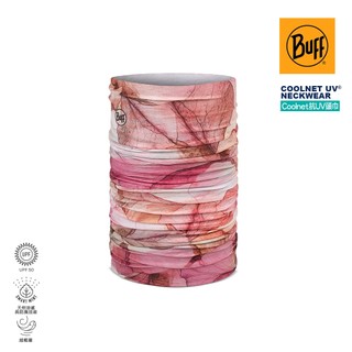 【BUFF】Coolnet抗UV頭巾(粉色花拓)-抗UV 吸濕排汗 快乾 防風 涼感頭巾 圍脖|BFFB1NAL0703