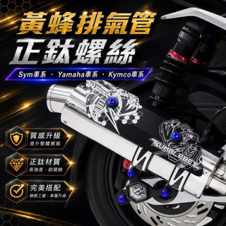 🔥全車系現貨🔥 黃蜂排氣管 吊架 防燙蓋 正鈦螺絲 JET SL DRG MMBCU 曼巴 勁戰 六代 FORCE 雷霆