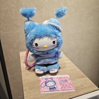 🎀✨️MINISO三麗鷗Hello Kitty Pop Star系列搪膠毛絨掛件盲盒-Twinkle