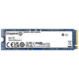 ✅Kingston 金士頓 SNV3S/4000G 4TB Gen 4 PCIe NV3 SSD 固態硬碟 讀取6000