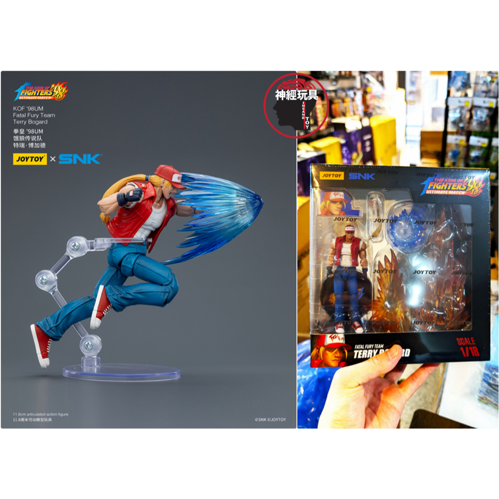 【神經玩具】 JOYTOY 暗源 JT03318 98格鬥天王 餓狼傳說隊 泰瑞柏格 1/18比例 拳皇98