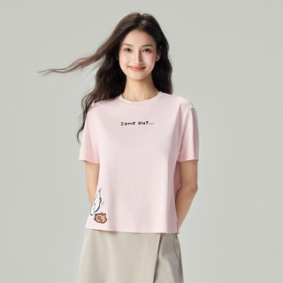 GIORDANO 女裝吉伊卡哇印花短袖T恤 CHiiKAWA系列 05396401
