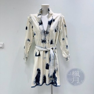 Christian Dior 白藍單寧洋裝#38