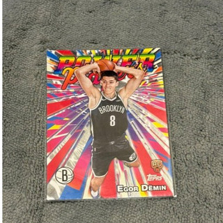EGOR DEMIN RC 新人特卡 NBA 2025-26 Topps Flagship Power Players