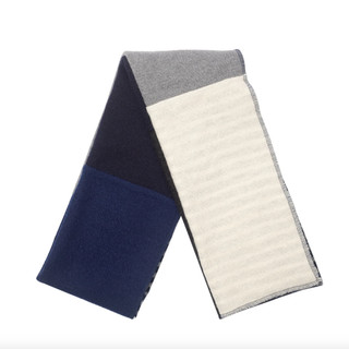 Natic - Wool Striped Muffler Scarf (NA-5817H)