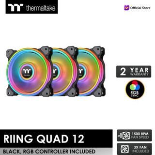 Thermaltake Riing Quad 12 Premium頂級版-三顆風扇包裝