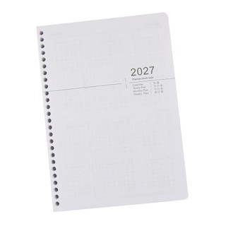 【conifer綠的事務】2027年16K直式週誌內頁 適用26孔孔夾
