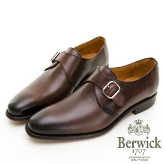 【BERWICK】西班牙進口-固特異工藝單釦環孟克鞋-咖335005KM20
