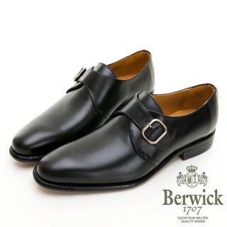 【BERWICK】西班牙進口-固特異工藝單釦環孟克鞋-黑335005KM10