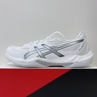 ASICS GEL-ROCKET 12 男女款 白色 寬楦 耐磨 緩震 排球鞋 羽球鞋 1073A080-105